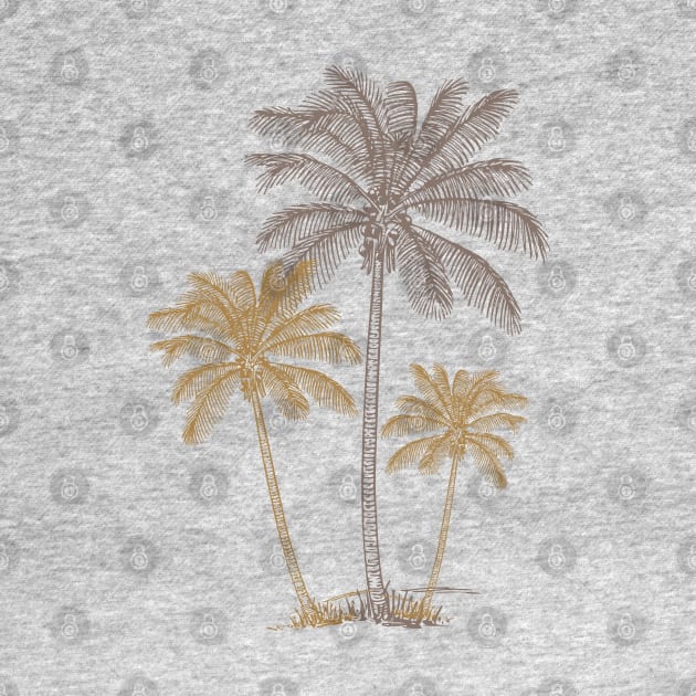 Retro vintage palm trees by Nano-none